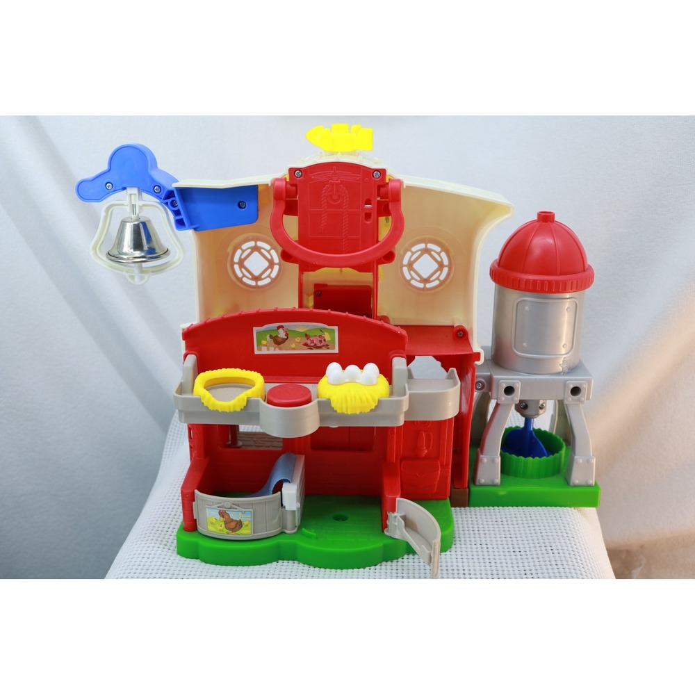Fisher-Price Little People Caring for Animals Farm Red Barn Toy